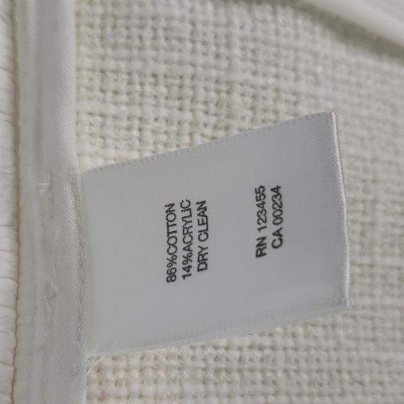 LORD & TAYLOR Moto Blazer Unique Composition Leather "Like" Vegan - Picture 11 of 11